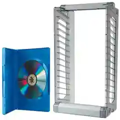 Подставка для Blu-ray дисков, дисков ps4 ps5 ps3 xbox CDM- Кластер на 15 шт. прозр. B15