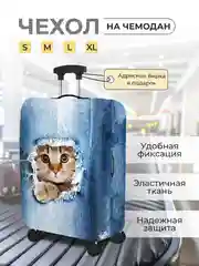 Ледяной чехол на чемодан, чехол для чемодана