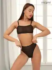 Трусы женские, Miami, стринги, высокая посадка, большие размеры