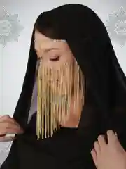Золотой бурга, тика, украшение на лицо, маска со стразами