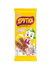 Шоколад молочный Хрутка ФруттиФан, с хрустящими шариками, 88 г