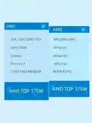 Кулер для процессора с вентилятором 120 мм и подсветкой HiFrost P400, 4 Тепловые трубки 175W