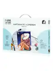 Картина по номерам на холсте Три совы "На отдыхе", с красками, кистями, 30х40 см