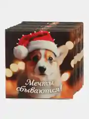 Карамельный блокнот, 10*10, 16 листов. Наборы по 1,5,10,15,25 штук
