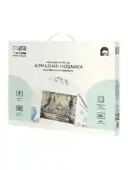 Алмазная мозаика Три совы "Собор", холст на деревянном подрамнике, 40х50 см