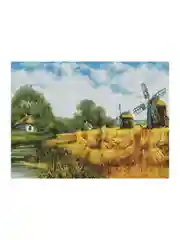 Алмазная мозаика Три совы "Мельницы", холст, 50х70 см
