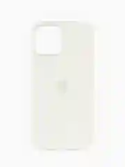 Белый силиконовый чехол Silicone Case MagSafe для iPhone 12/12 Pro (с магсэйф)