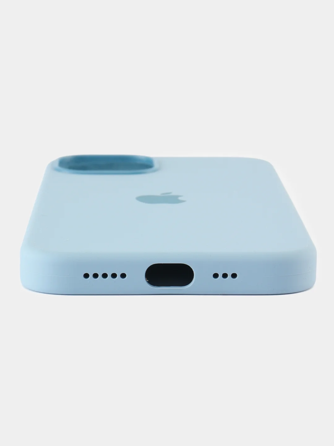 Голубой силиконовый чехол  с Magsafe для iPhone 13 Mini/13/13 pro /13 pro max.Silicon case magsafe
