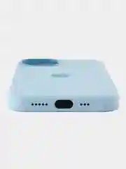 Голубой силиконовый чехол  с Magsafe для iPhone 13 Mini/13/13 pro /13 pro max.Silicon case magsafe