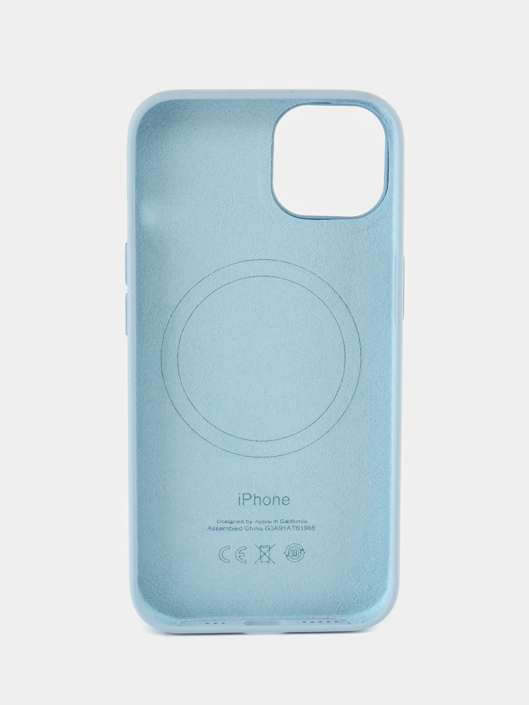 Голубой силиконовый чехол  с Magsafe для iPhone 13 Mini/13/13 pro /13 pro max.Silicon case magsafe