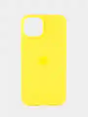 Желтый силиконовый чехол Silicone Case MagSafe для iPhone 14 / Silicon case iPhone 14  Magsafe