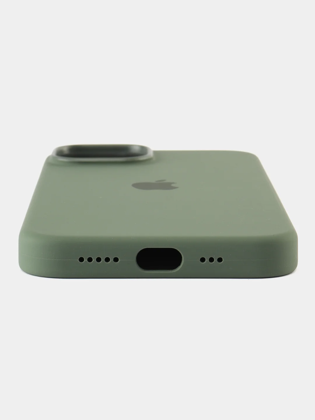 Зеленый силиконовый чехол Silicone Case MagSafe для iPhone 14 / Silicon case iPhone 14  Magsafe
