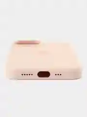 Розовый силиконовый чехол Silicone Case MagSafe для iPhone 14 / Silicon case iPhone 14  Magsafe