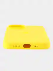 Желтый силиконовый чехол Silicone Case MagSafe для iPhone 14 / Silicon case iPhone 14  Magsafe