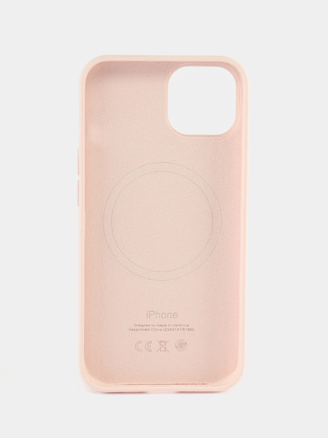 Розовый силиконовый чехол Silicone Case MagSafe для iPhone 14 / Silicon case iPhone 14  Magsafe