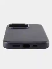 Темно-синий кожаный чехол Leather Case для iPhone 15 Pro с функцией MagSafe