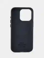 Темно-синий кожаный чехол Leather Case для iPhone 15 Pro с функцией MagSafe