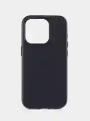 Темно-синий кожаный чехол Leather Case для iPhone 15 Pro с функцией MagSafe