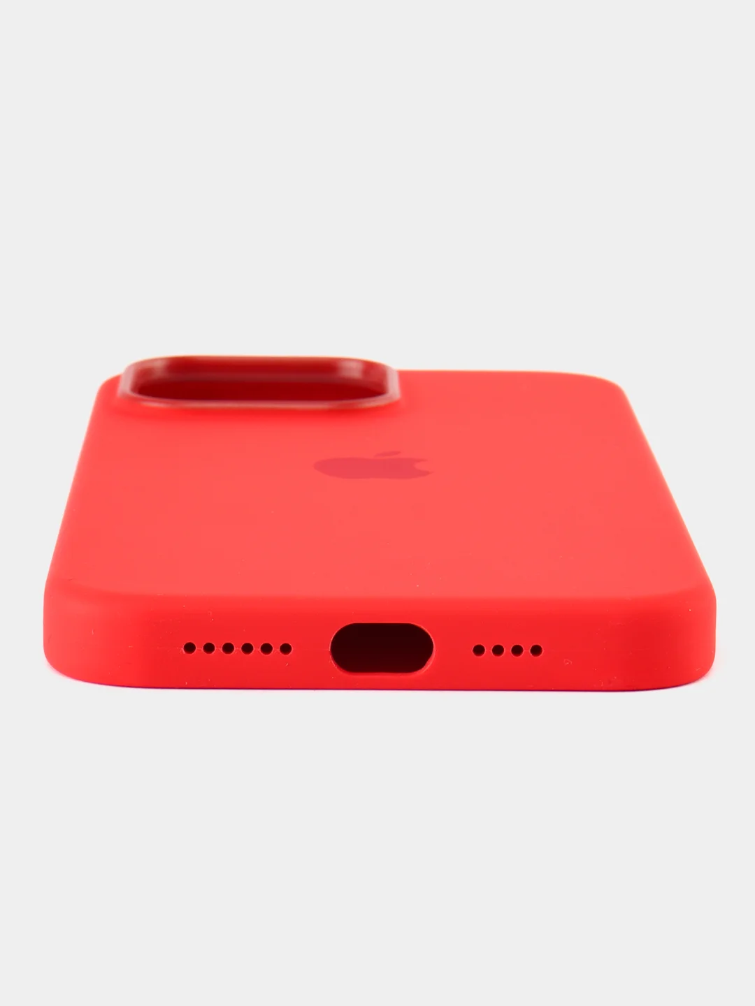 Красный силиконовый чехол Silicone Case MagSafe для iPhone 14 Pro Max