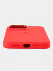 Красный силиконовый чехол Silicone Case MagSafe для iPhone 14 Pro Max