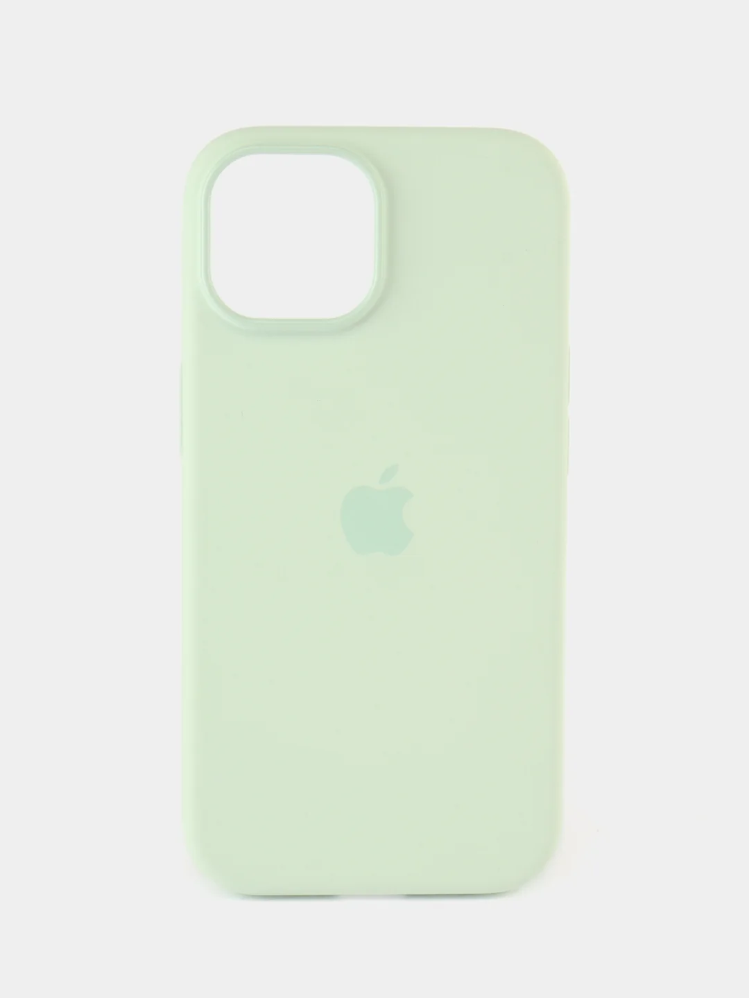 Мятный силиконовый чехол MagSafe для iPhone 15