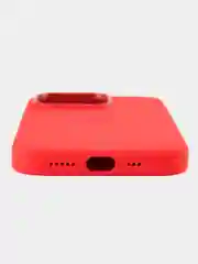 Красный силиконовый чехол/Silicone Case MagSafe для iPhone 14 Pro