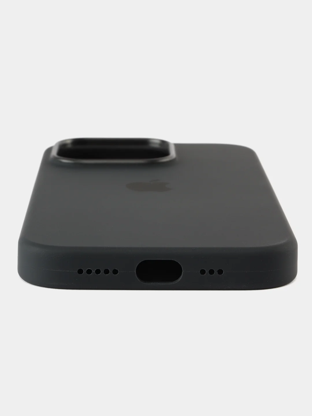 Черный силиконовый чехол/Silicone Case MagSafe для iPhone 14 Pro