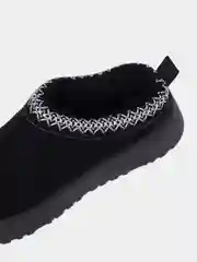 Черный угги женские, короткие, зимние, с мехом
