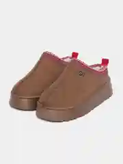 Бежевый угги женские, короткие, зимние, с мехом