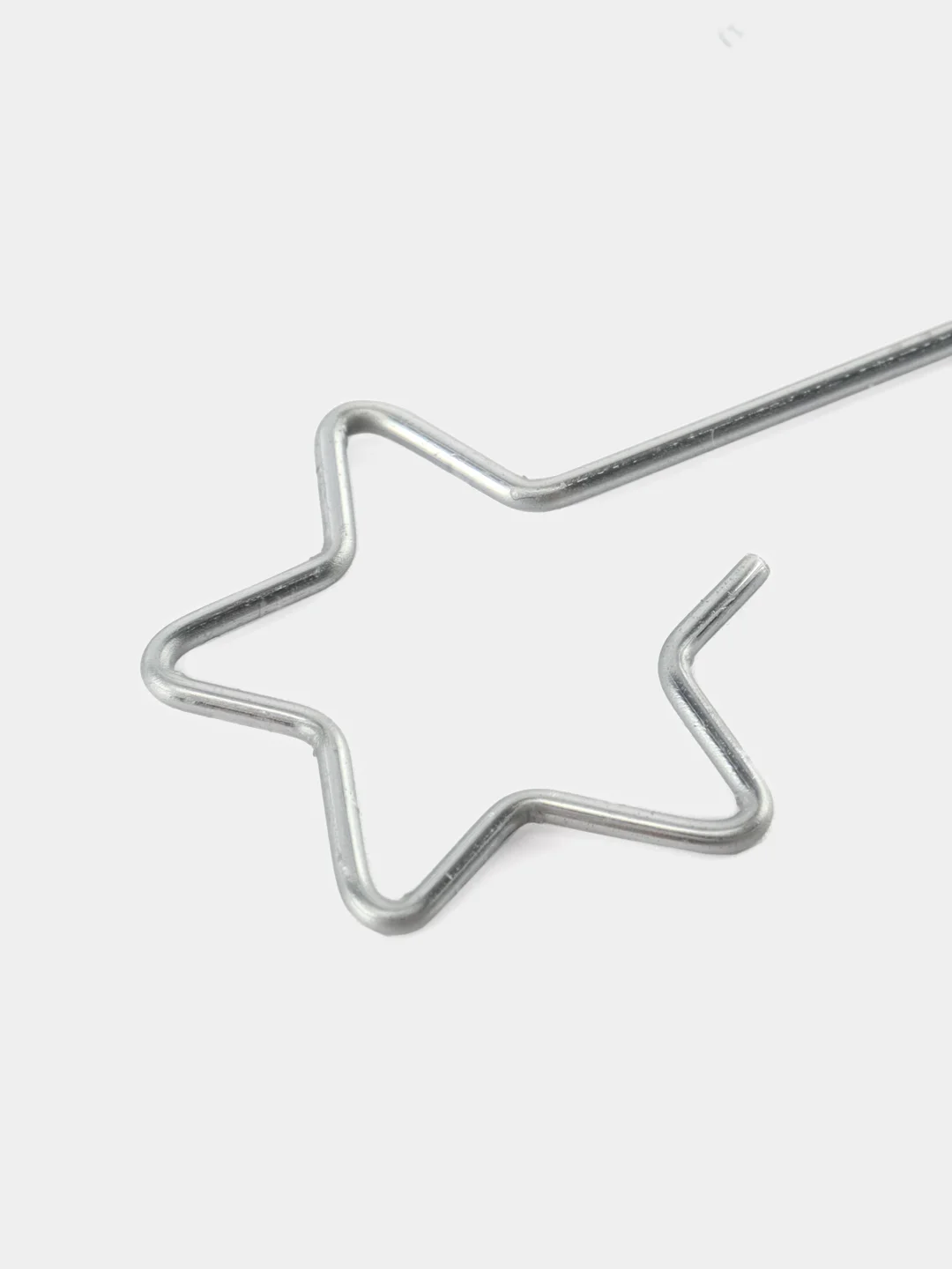 Серебряный крючки для новогодних украшений и елочных игрушек,  20 штук
