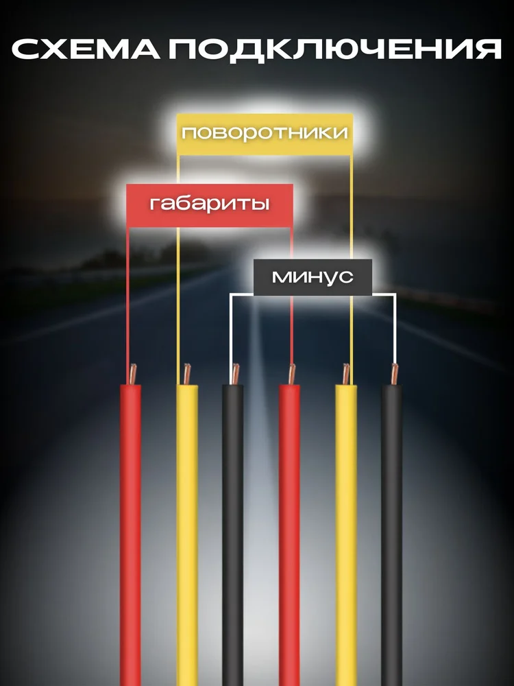 Фонари габаритные  2 шт, задний фонарь боковой