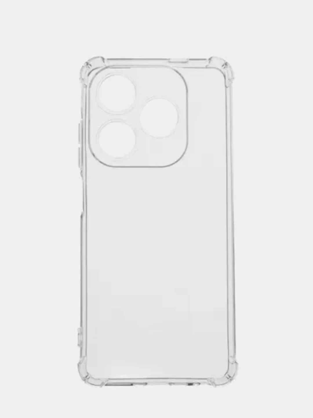 Чехол Tecno Spark 20 / 20C / GO 2024 прозрачный плотный противоударный