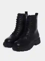 Черный ботинки женские, полусапоги женские, зимние