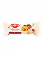 Рулет бисквитный с вареной сгущенкой Яшкино, 200 г