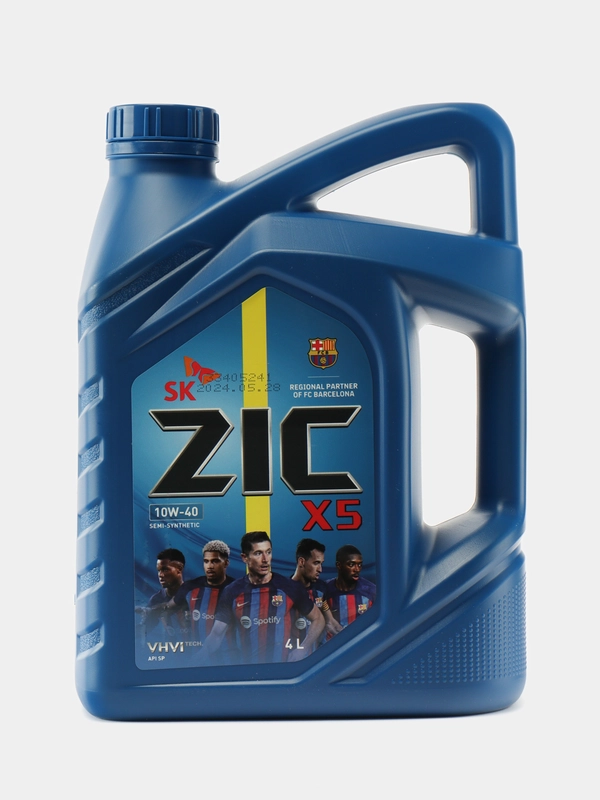 Масло моторное ZIC X5 10W-40, полусинтетика
