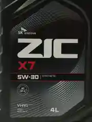 Масло моторное ZIC X7 5W-30 SP, синтетика