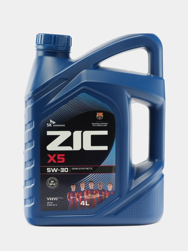 Масло моторное ZIC X5 5W-30, полусинтетика