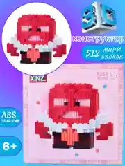 Вишнёвый детский конструктор, конструктор 3d д, мини-блоки, фигурка Куроми/ Панда/Стич/Человек паук