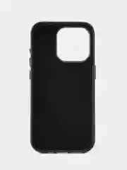 Черный кожаный чехол Leather Case для iPhone 15 Pro с функцией MagSafe