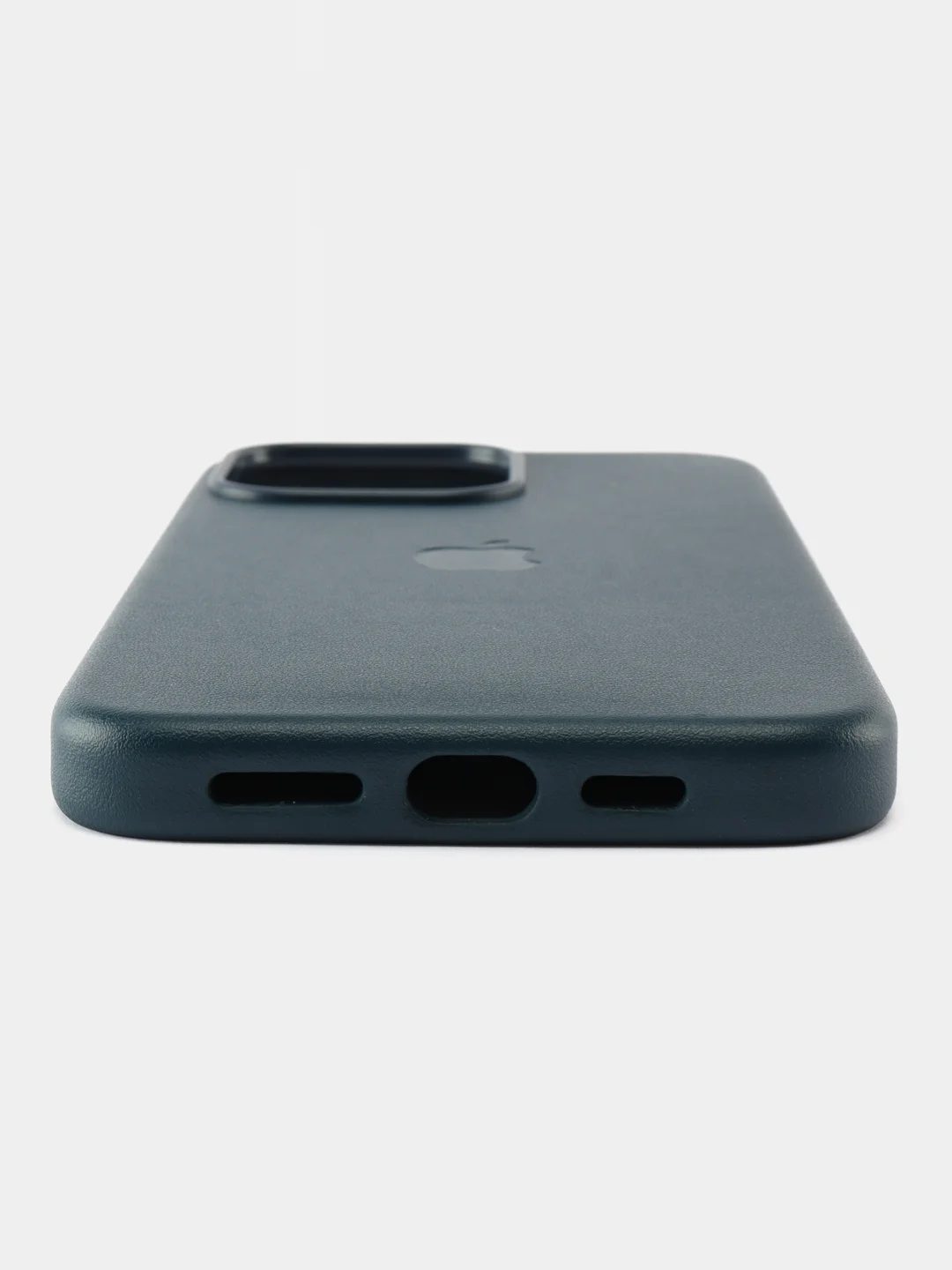 Морской кожаный чехол Leather Case для iPhone  15 Pro Max с функцией MagSafe