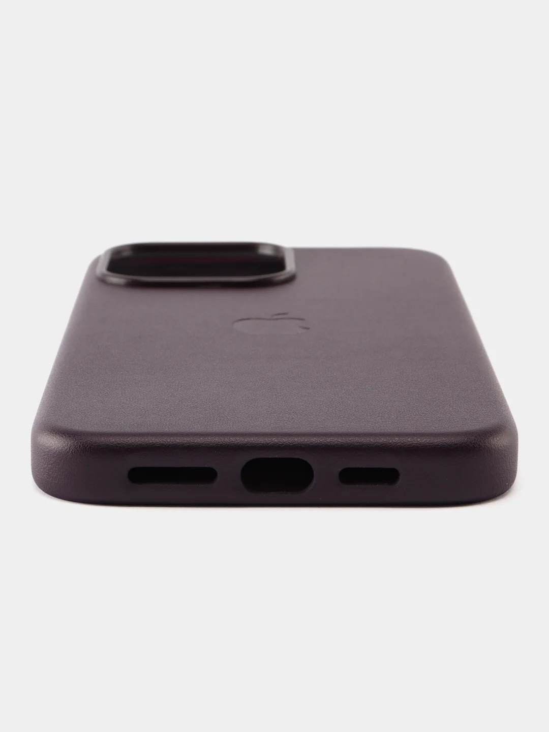 Тёмно-бордовый кожаный чехол Leather Case для iPhone  15 Pro Max с функцией MagSafe