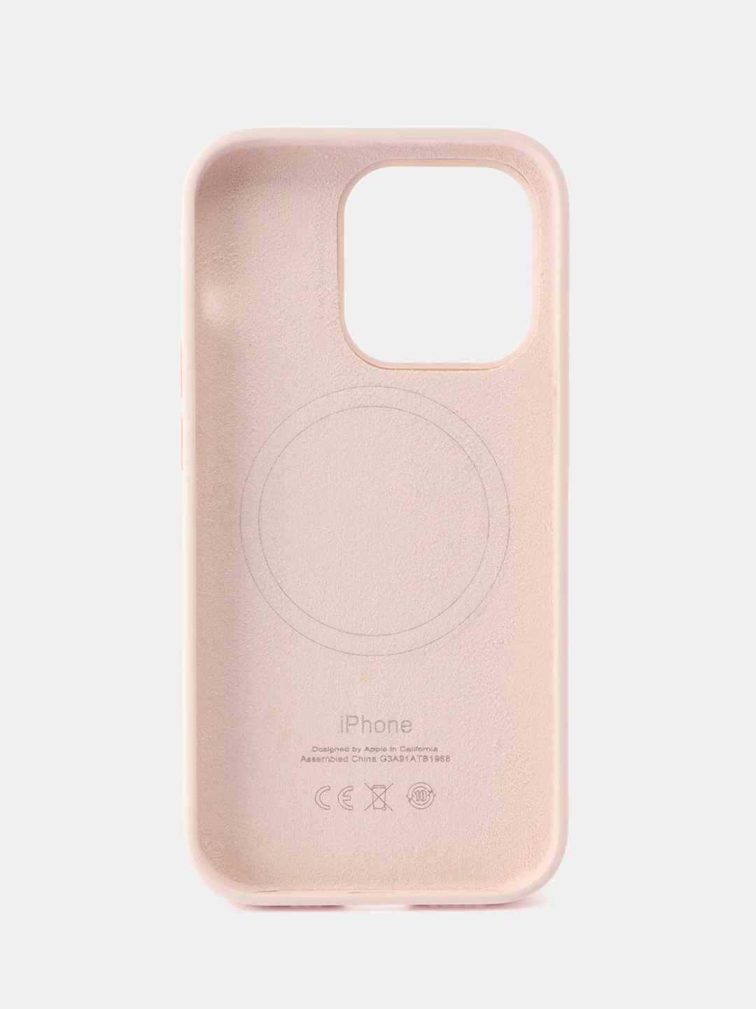 Розовый силиконовый чехол/Silicone Case MagSafe для iPhone 14 Pro