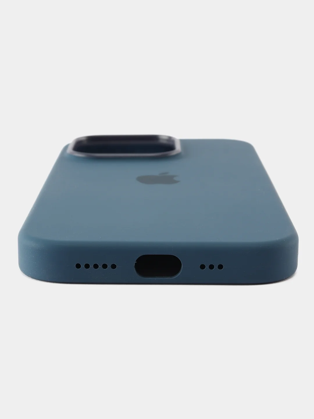 Темно-синий силиконовый чехол/Silicone Case MagSafe для iPhone 14 Pro