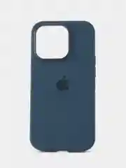 Темно-синий силиконовый чехол/Silicone Case MagSafe для iPhone 14 Pro