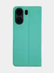 Бирюзовый чехол-книжка Xiaomi Redmi 13C / Poco C65, Сяоми Редми 13С / Поко С65