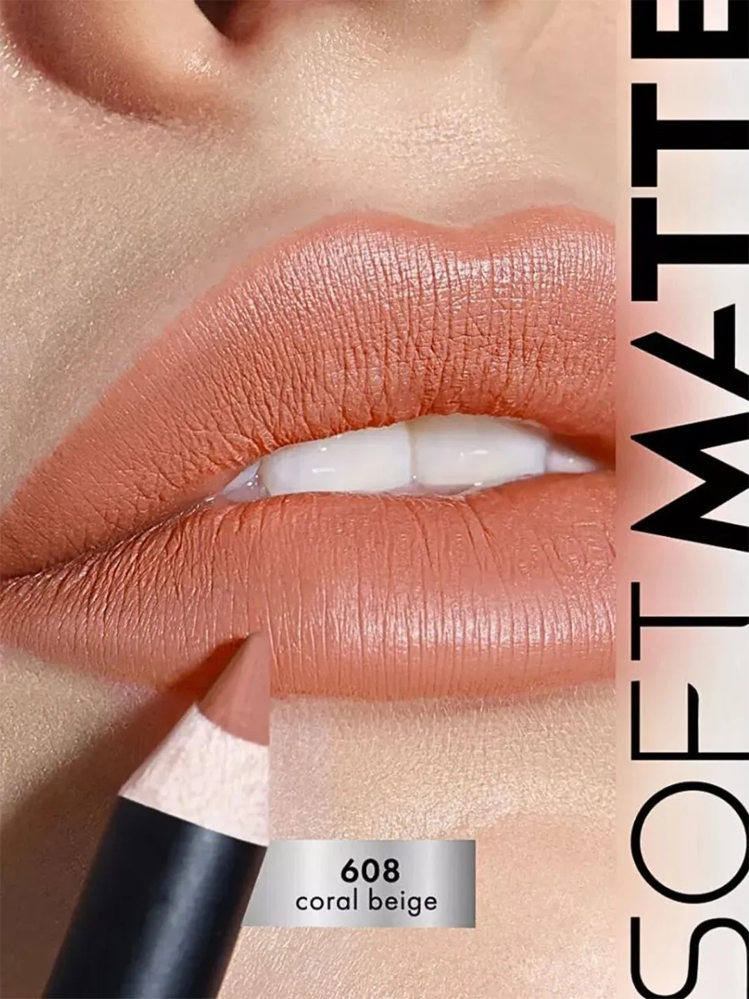 Карандаш для губ LUXVISAGE SOFT MATTE, 1.5 г