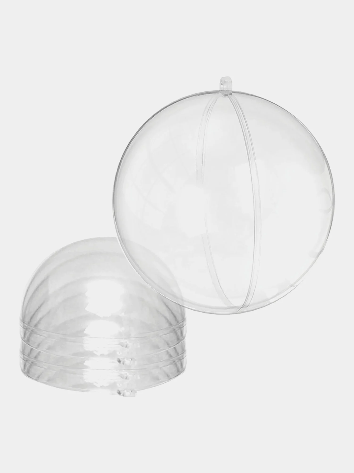 Пластиковые шарики Brauberg Hobby, 665396, шары заготовки для елочных игрушек, 2 шт, 12 см