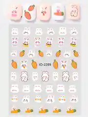 Конфетный наклейки для дизайна ногтей
