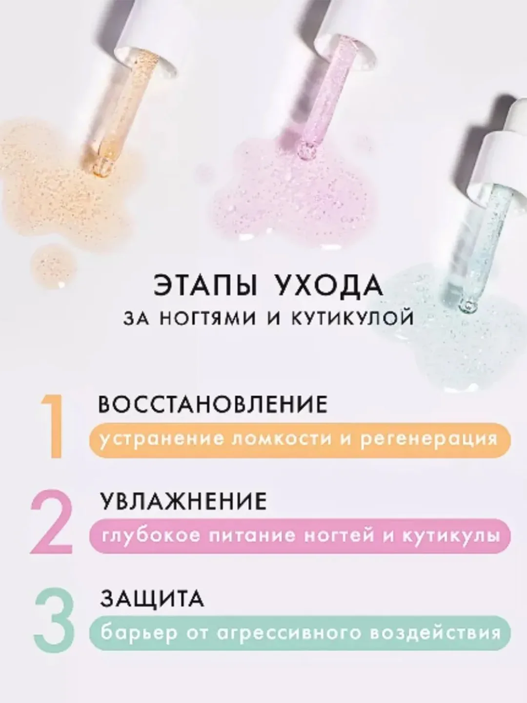 Сыворотка для ногтей и кутикулы LUXVISAGE D-PANTHENOL & VITAMIN E, восстановление, 10 мл