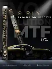 Пленка тонировочная "MTF" в тубе "Premium Еvolution" Black 2-ух слойная 2PL 05% (0.5 м х 3 м)